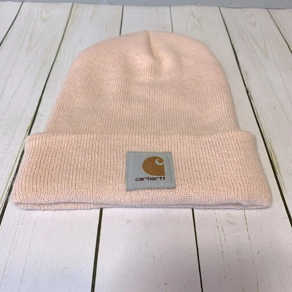 Carhartt Beanies SET OF 3 Pink Blue White Women's New Without Tags - Picture 4 of 6